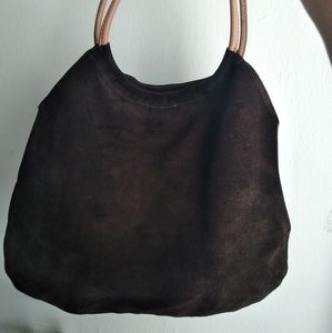 Free people brown suede bag